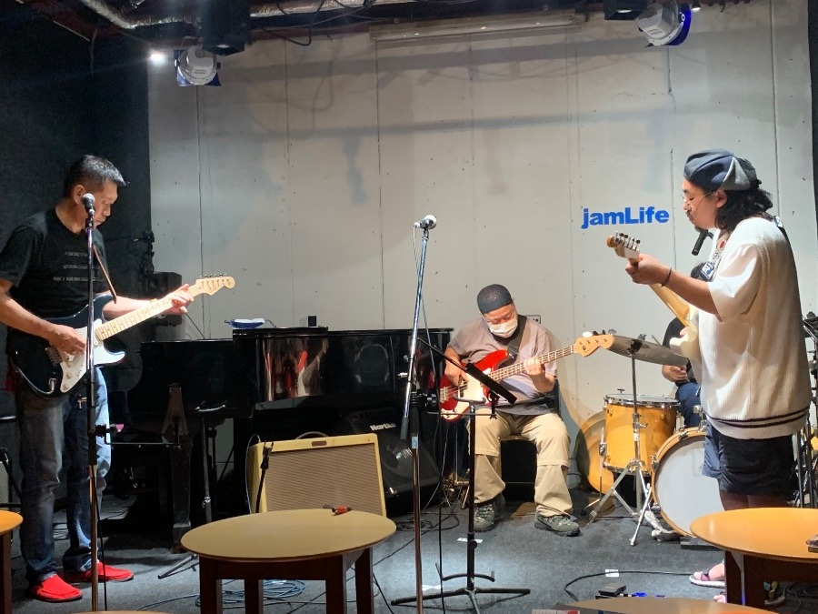 Bluesバンド　練習中