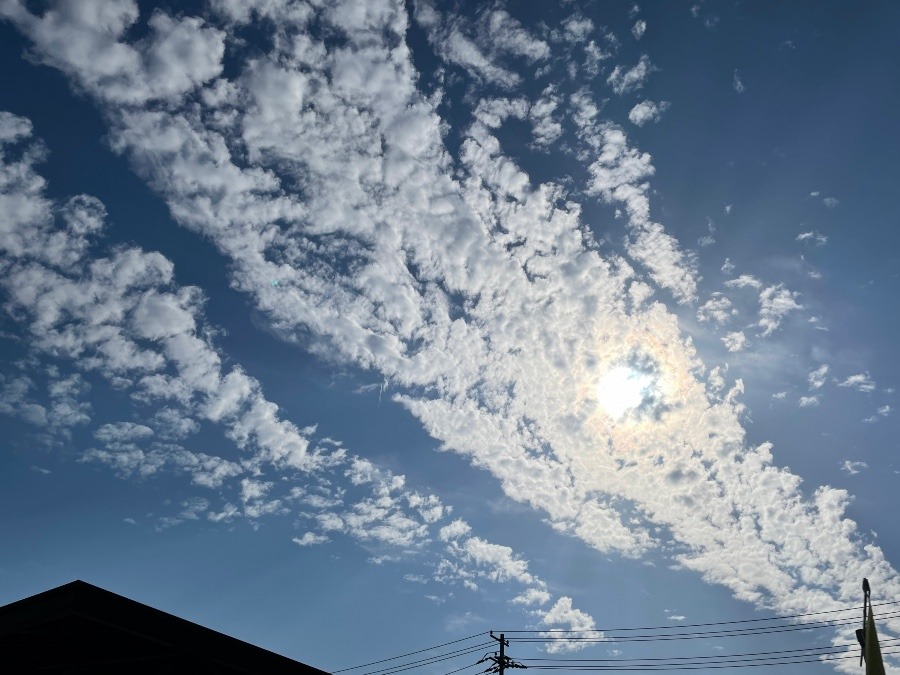 今日の広島の空😁
