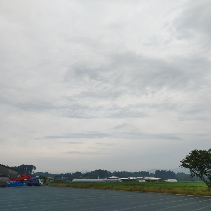 都城市（2022/5/17）　今朝は曇り☁️です❗