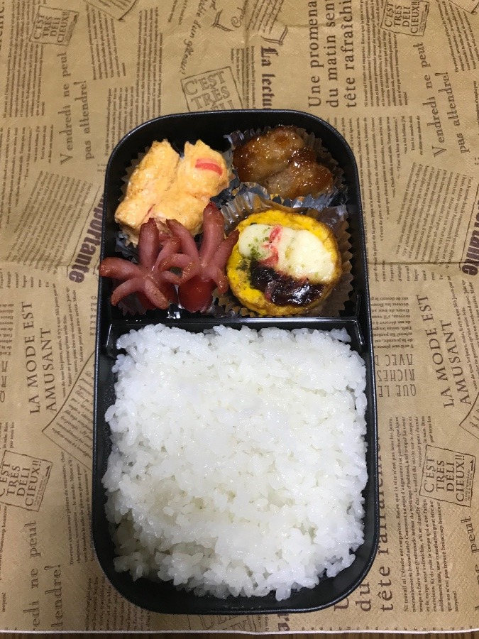 今日の男飯弁当(*^^)v