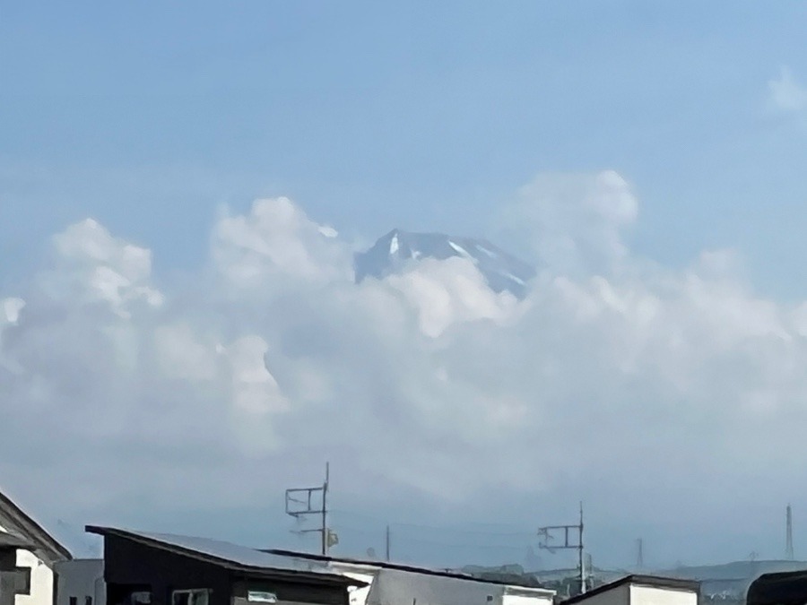 今朝の富士山🗻