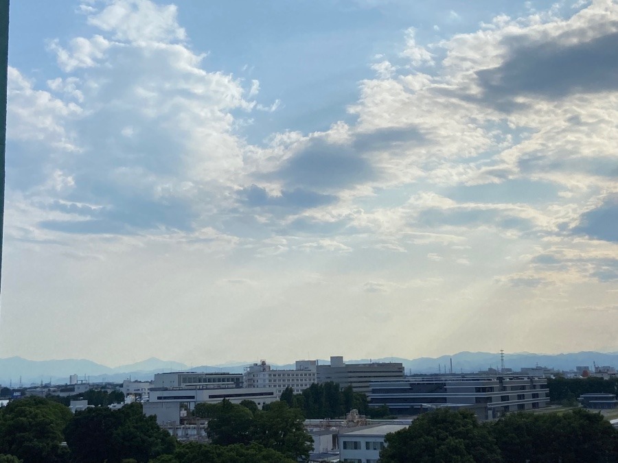 夕方の富士山