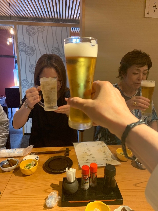 乾杯❗️今日もありがとう❗️