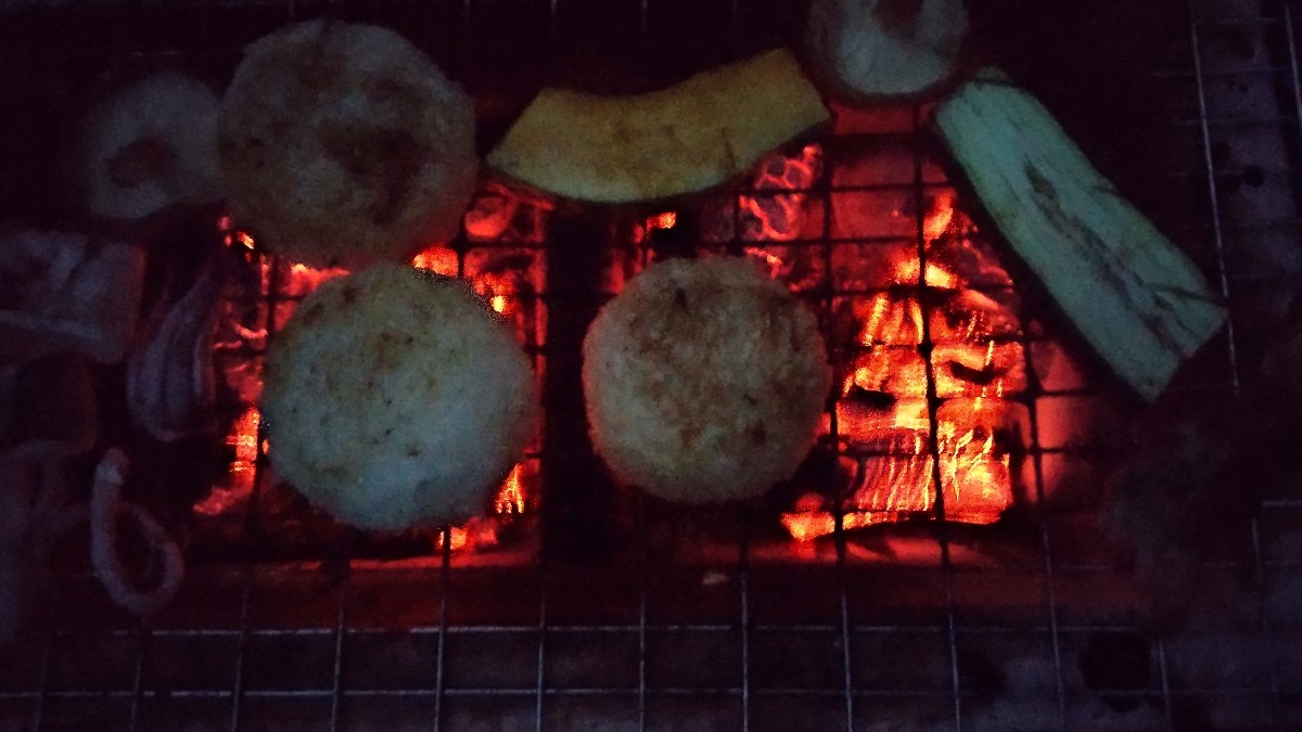 シメの焼きおにぎり