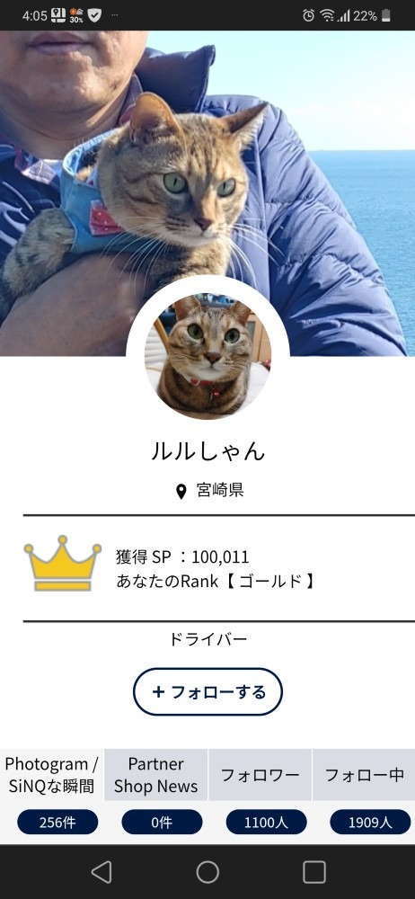 ついに🐱100011P達成！🏁😊