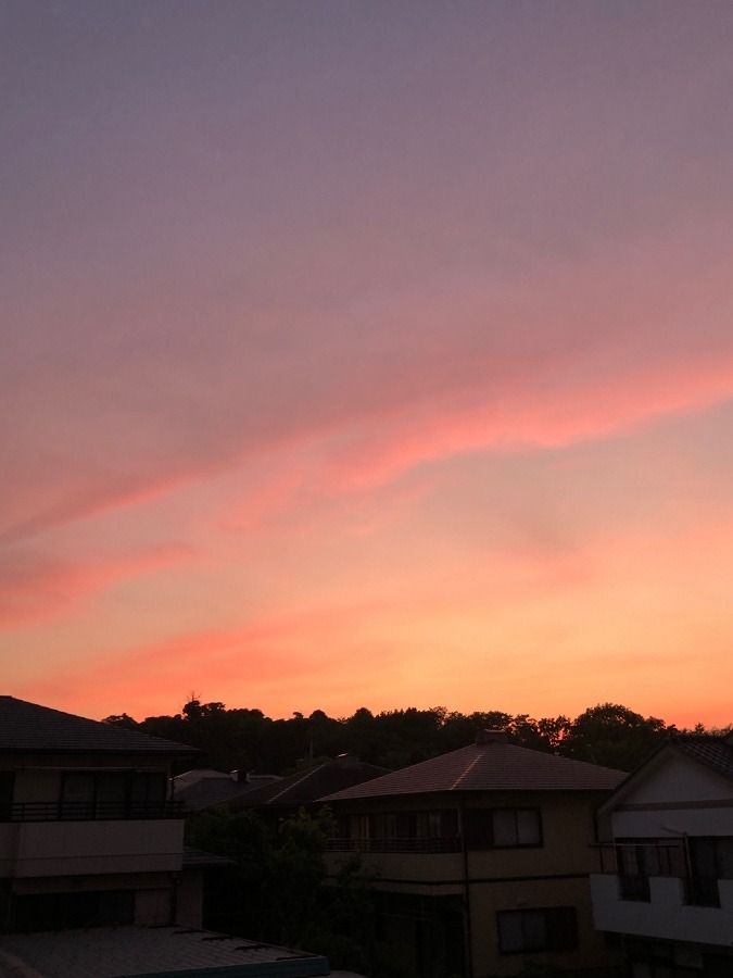 今日の夕焼け