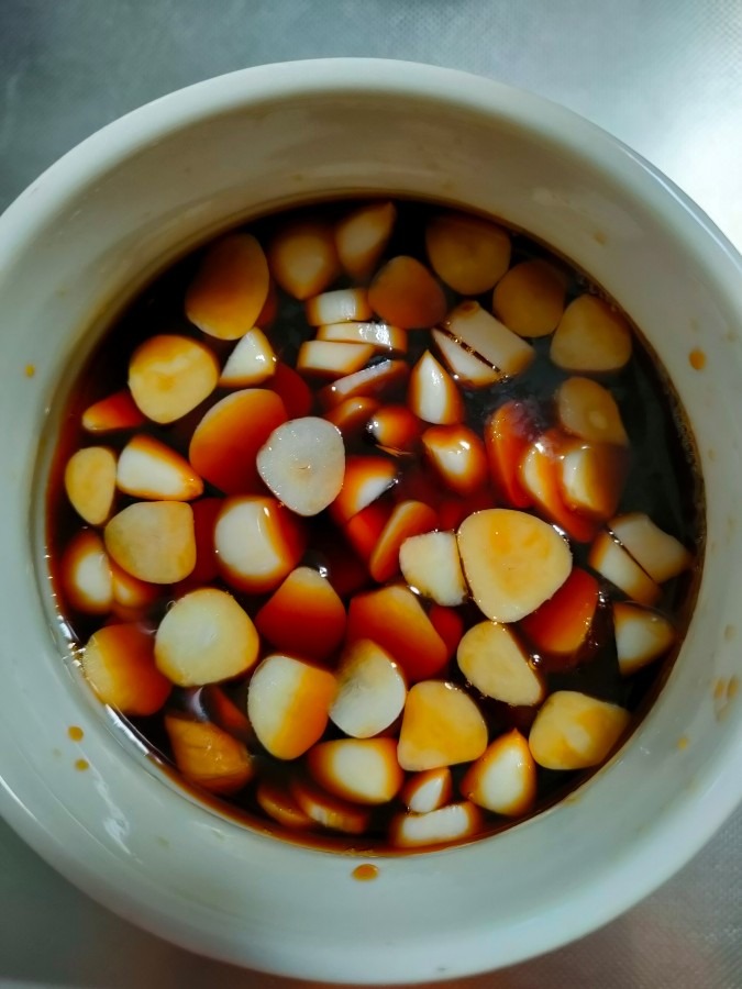 ニンニクの醤油漬け