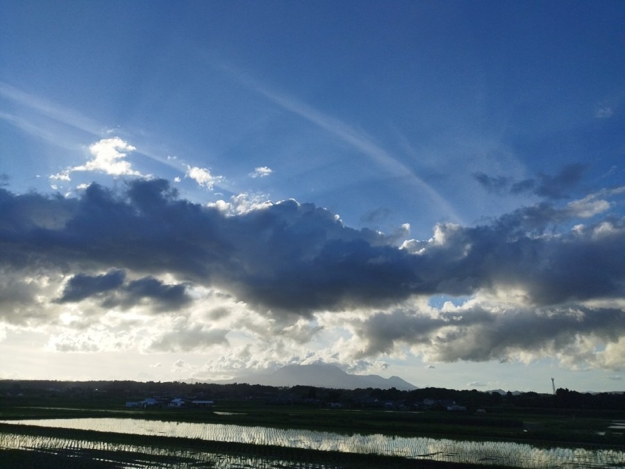 都城市（2022/6/28）霧島山がモコモコ雲に☁️⤴️☀️❗