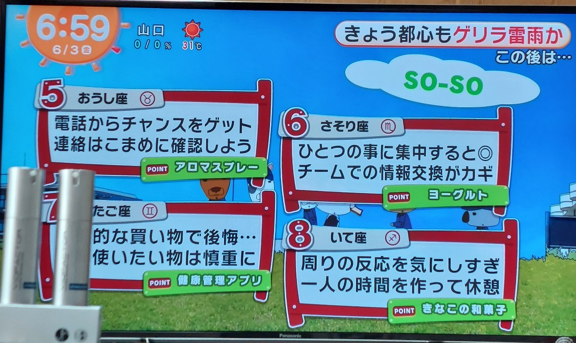 6/3今日運勢5~8位