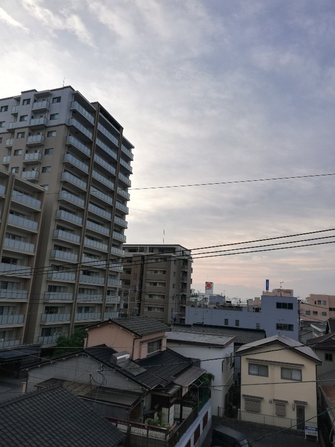 5時44分天気です!!