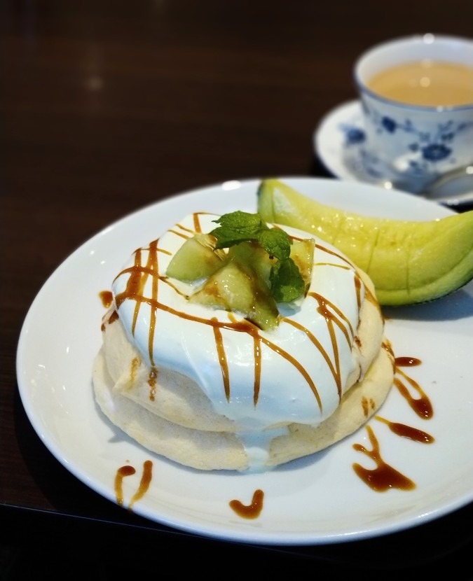 メロンのパンケーキ