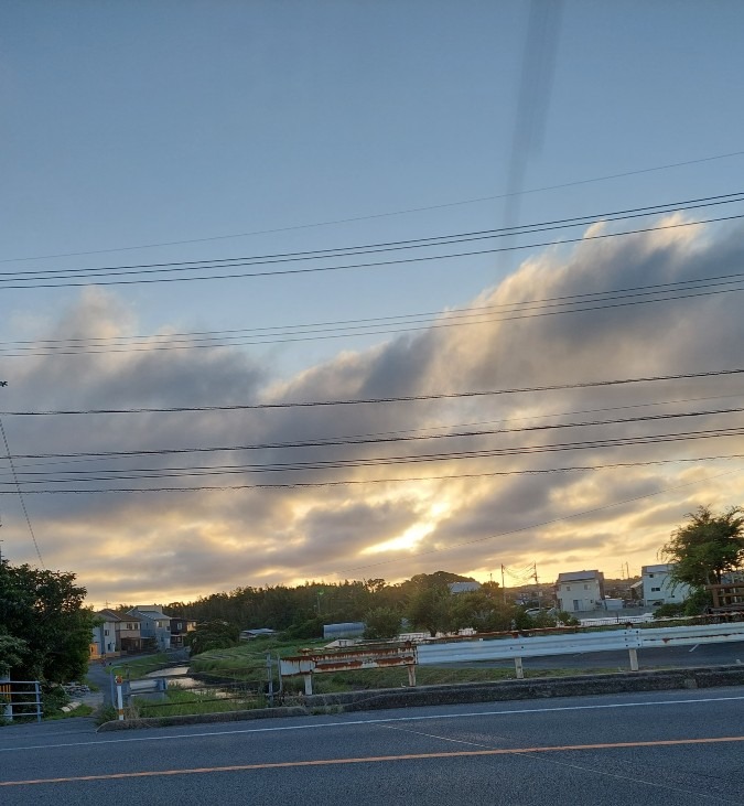 今日の夕焼け