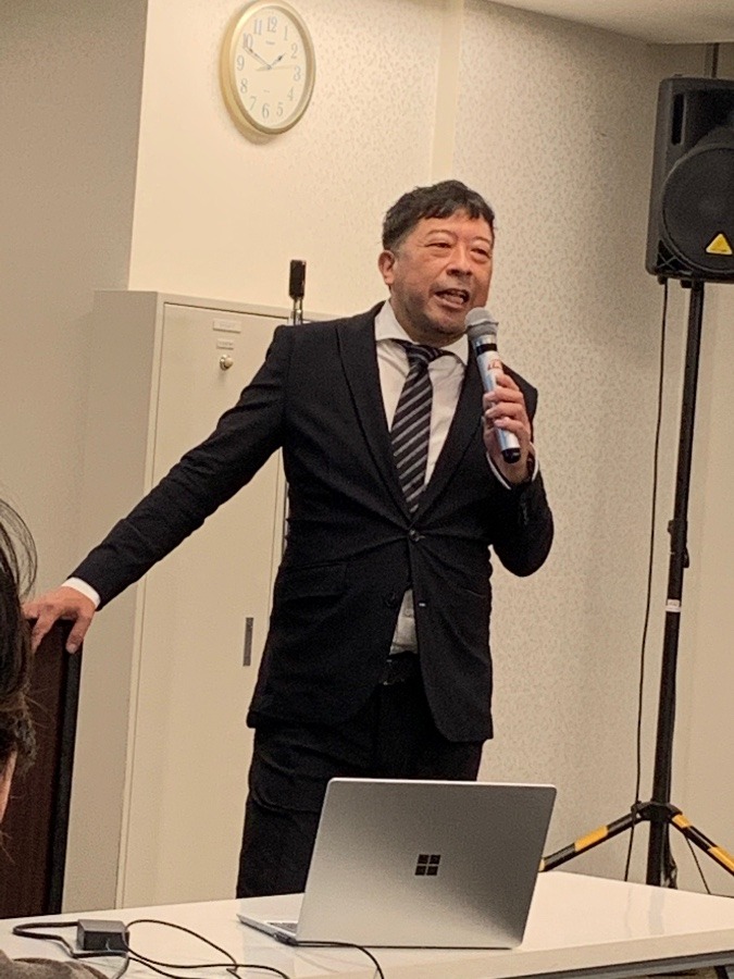 社長講演会始まりました。