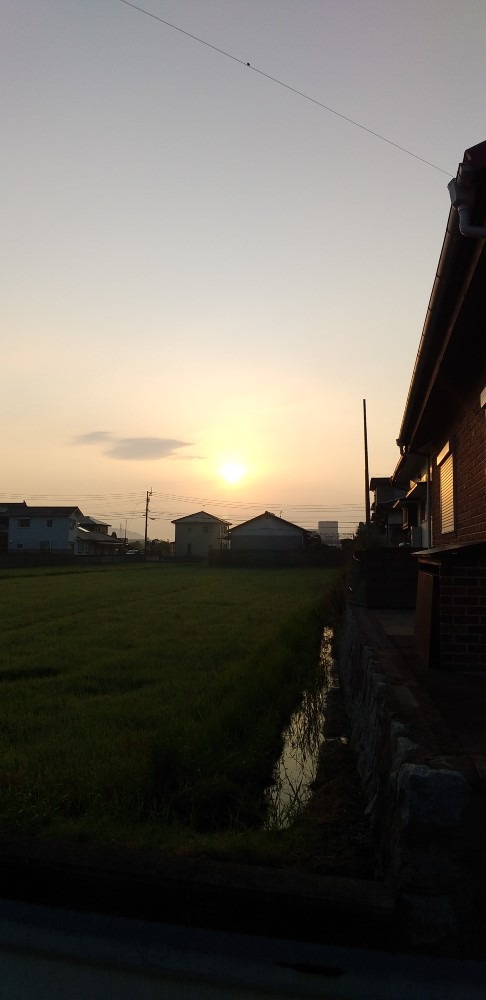 6/12　今朝の空