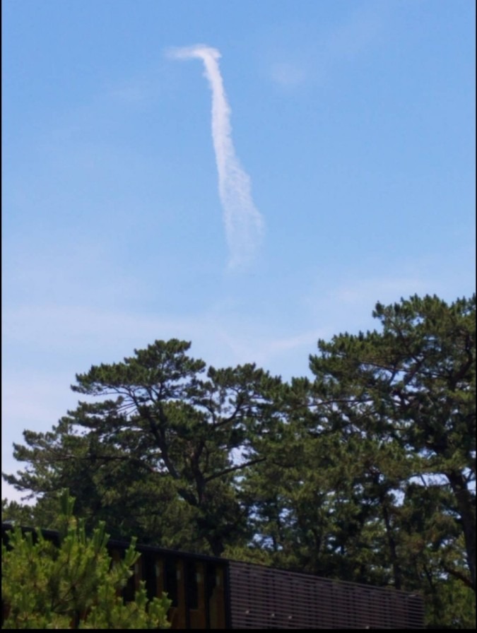 不思議な形の雲