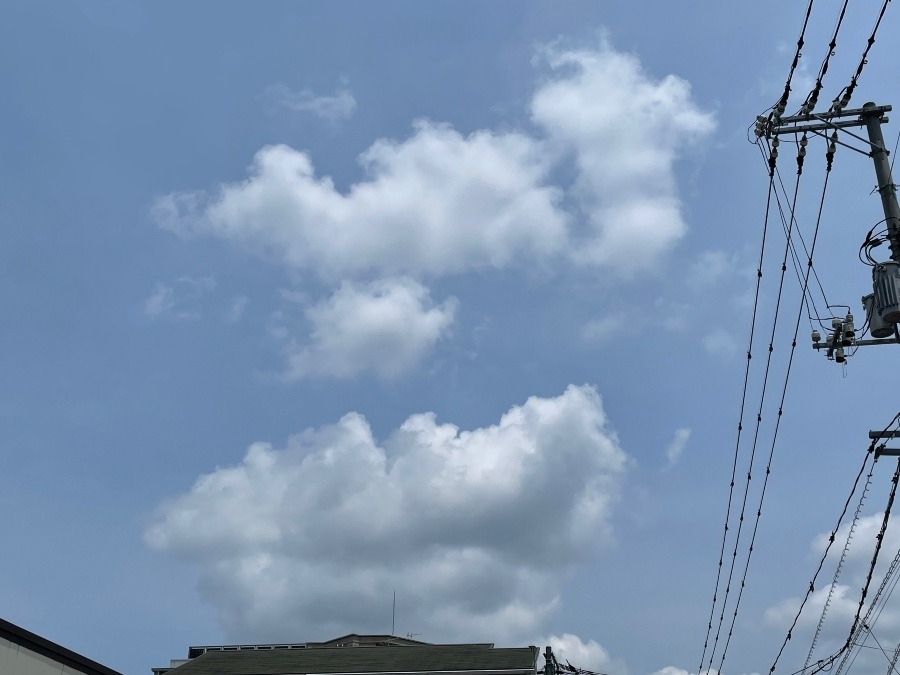 今日の広島の空😊😊