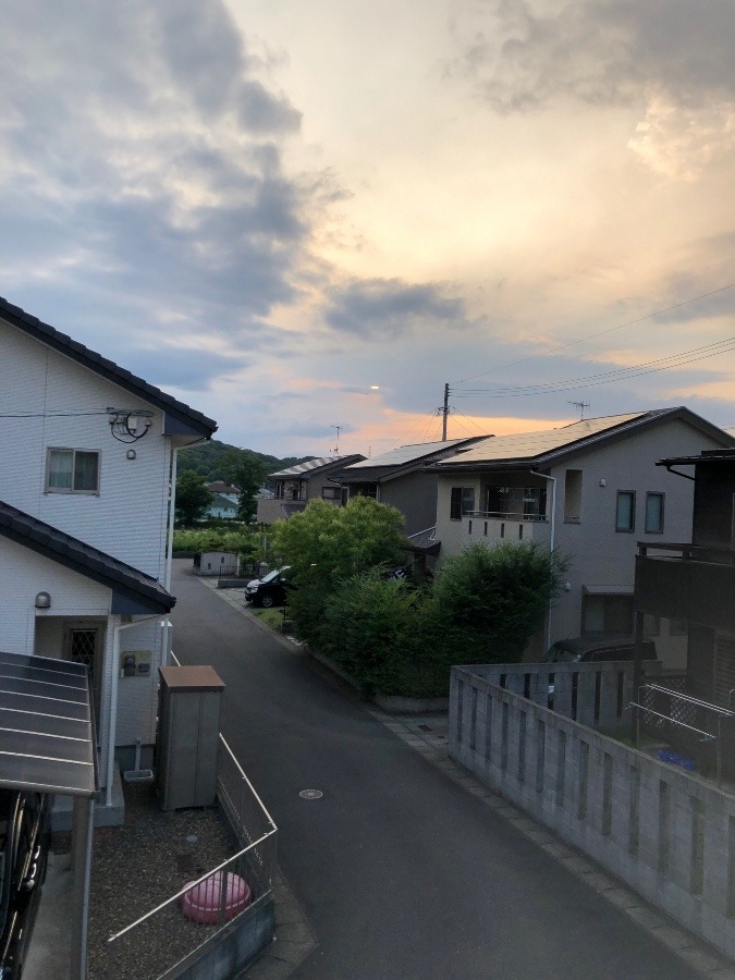 ✨今日の夕日✨