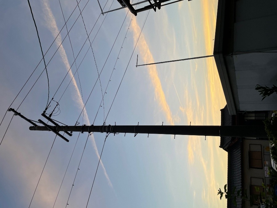 今日の夕日