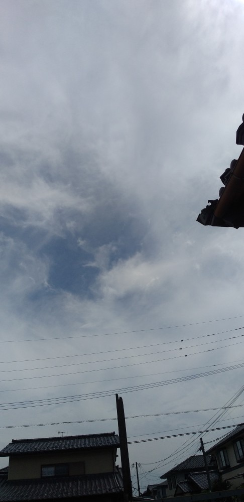 雲の中の青空