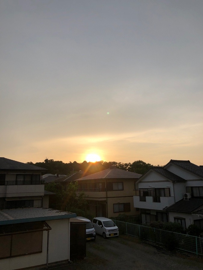 四街道の夕日