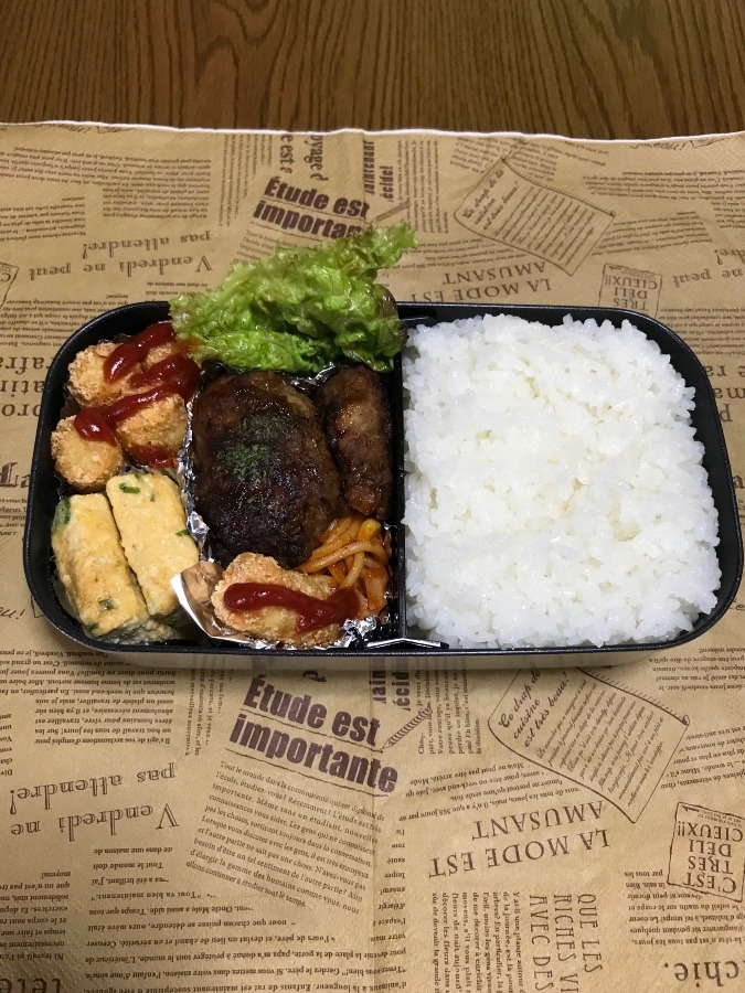 今日の男飯弁当(*^^)v