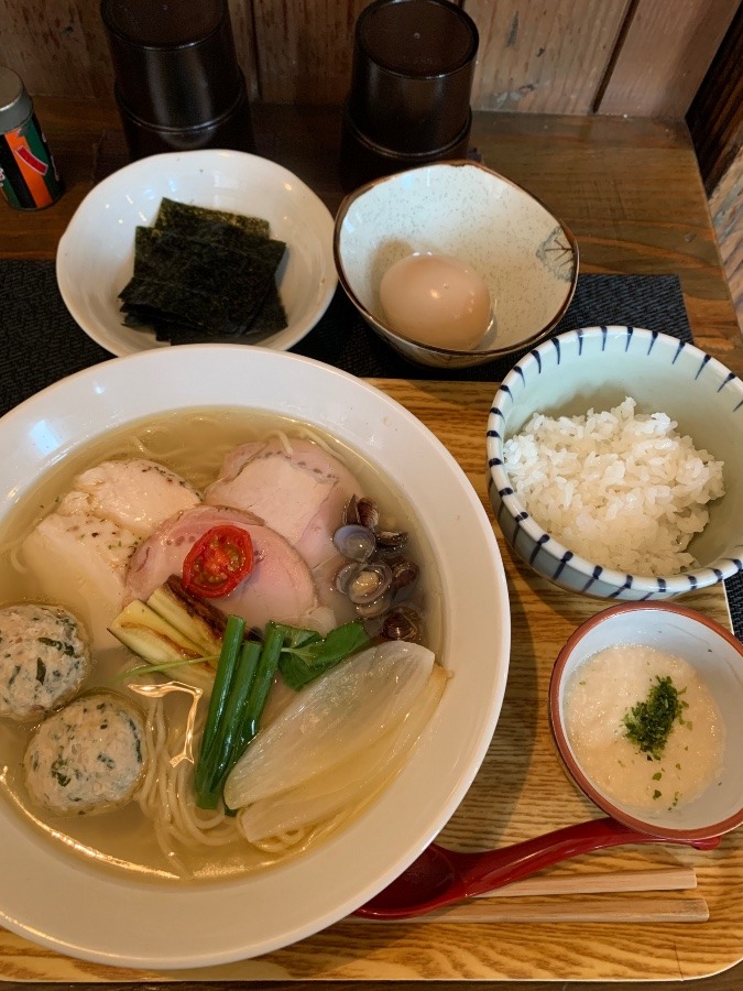 魚介系塩ラーメン