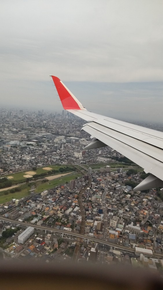 そろそろ名古屋空港着陸