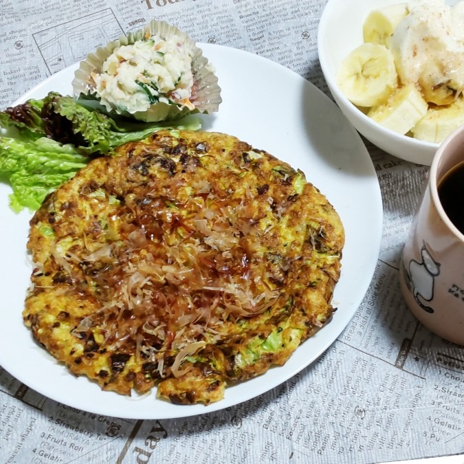 オートミール焼きご飯の朝🤗