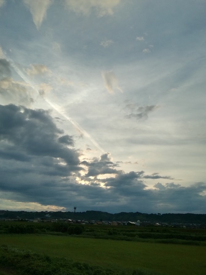 今朝の空