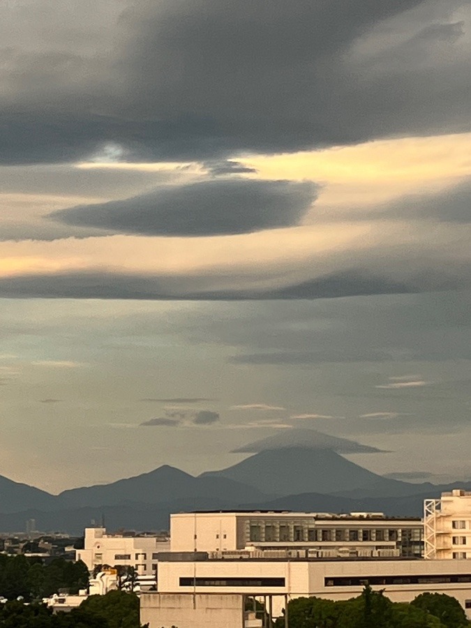 今朝の富士山