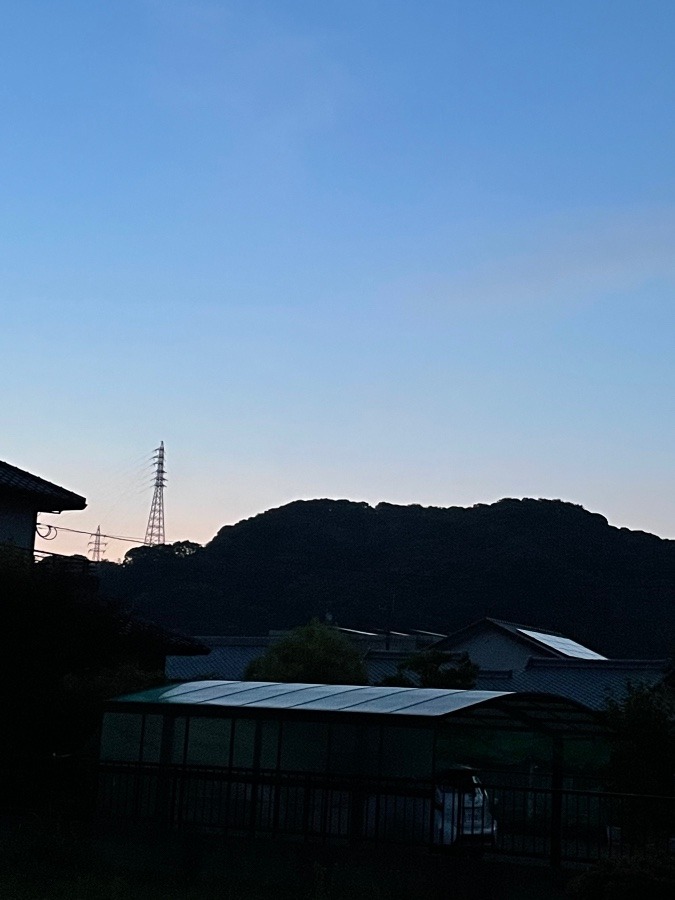 4時の空✨