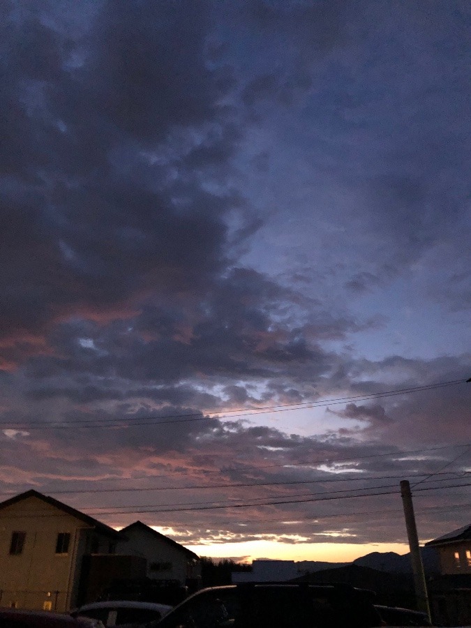 今朝の空