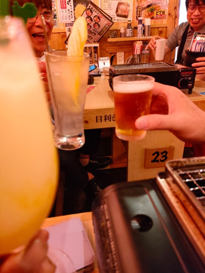 勉強会後のアフター❣️乾杯❣️