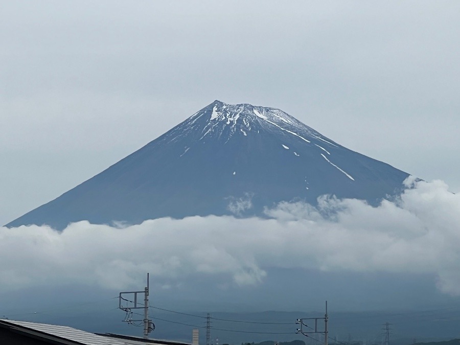 今朝の富士山