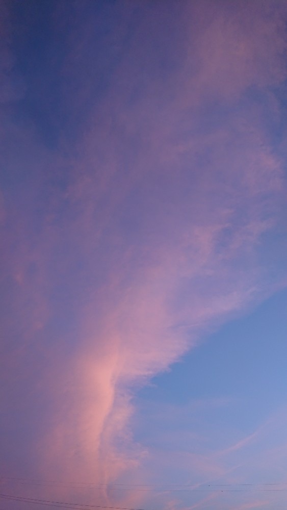 19時過ぎの空