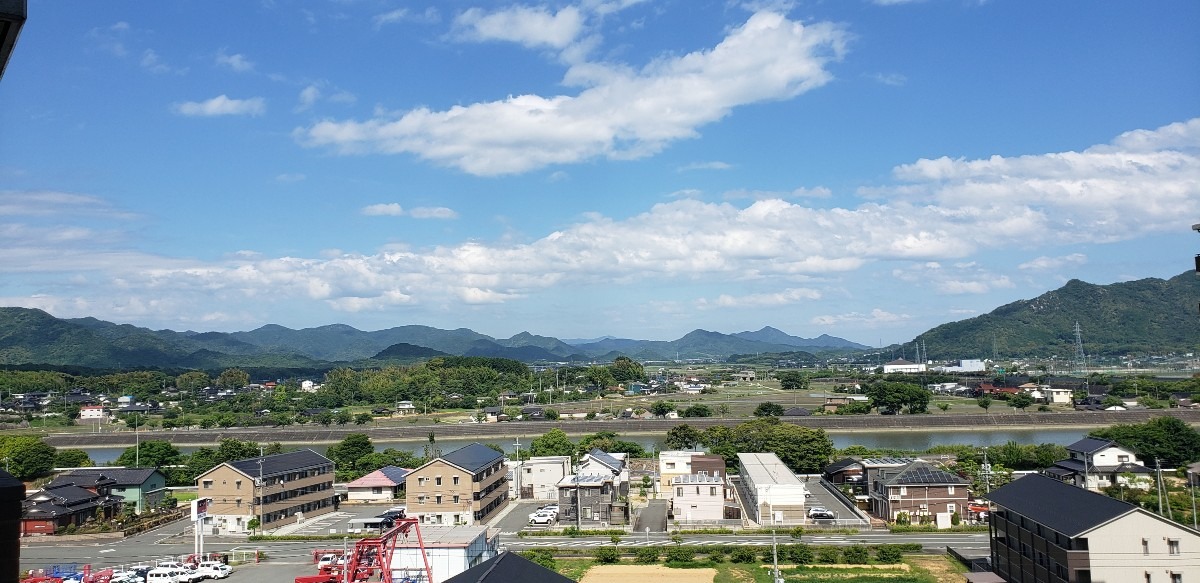 今日の眺め☁️