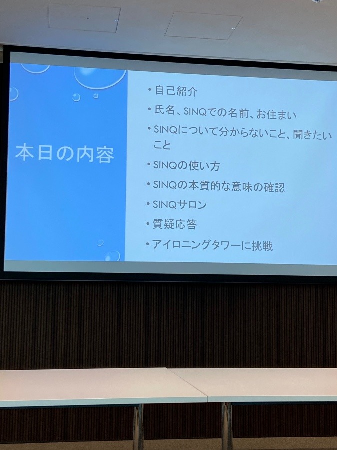 SINQお勉強会