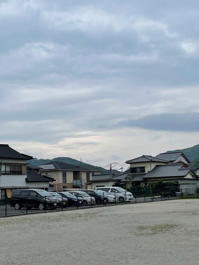 雨雲がもくもく