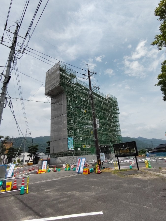 今日の大鳥居（工事中）