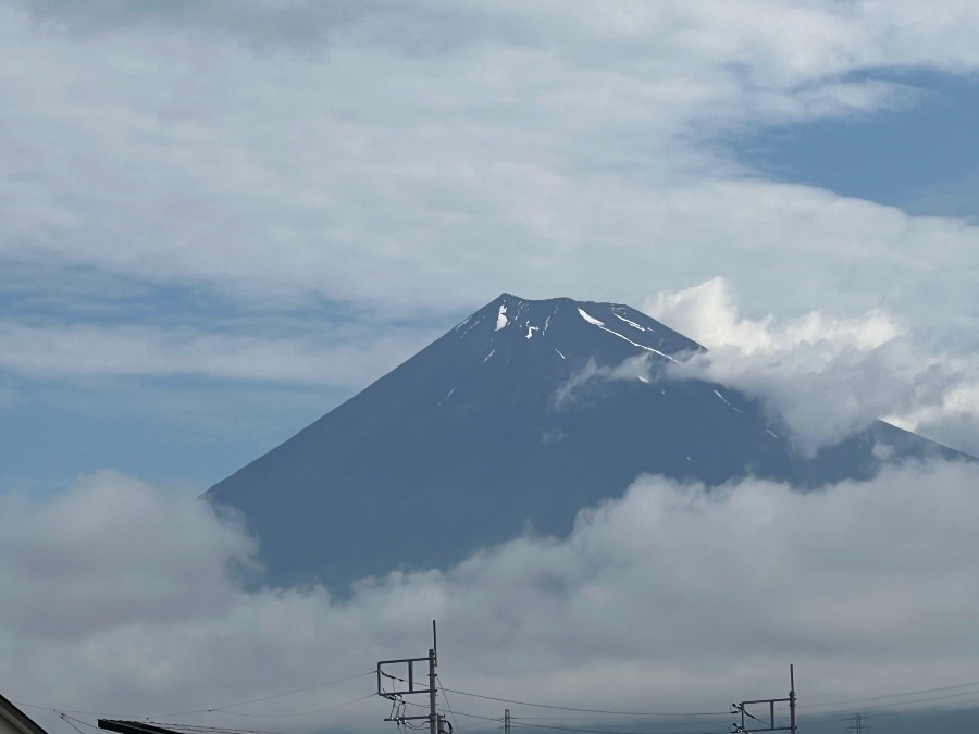 今朝の富士山