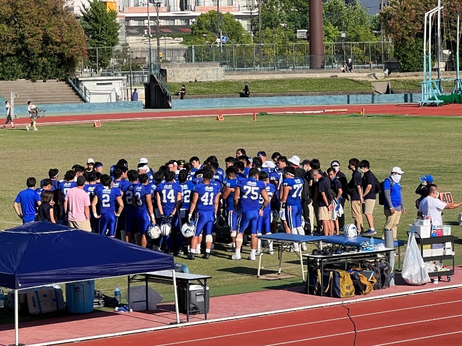 アメリカンフットボールの試合を観戦しました🏈😊✨