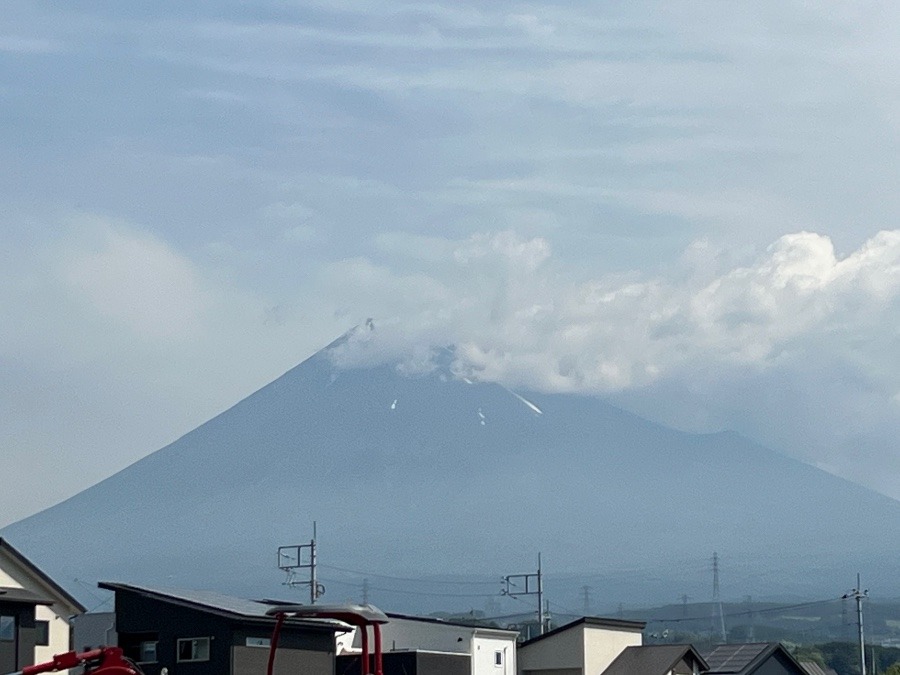 今朝の富士山🗻