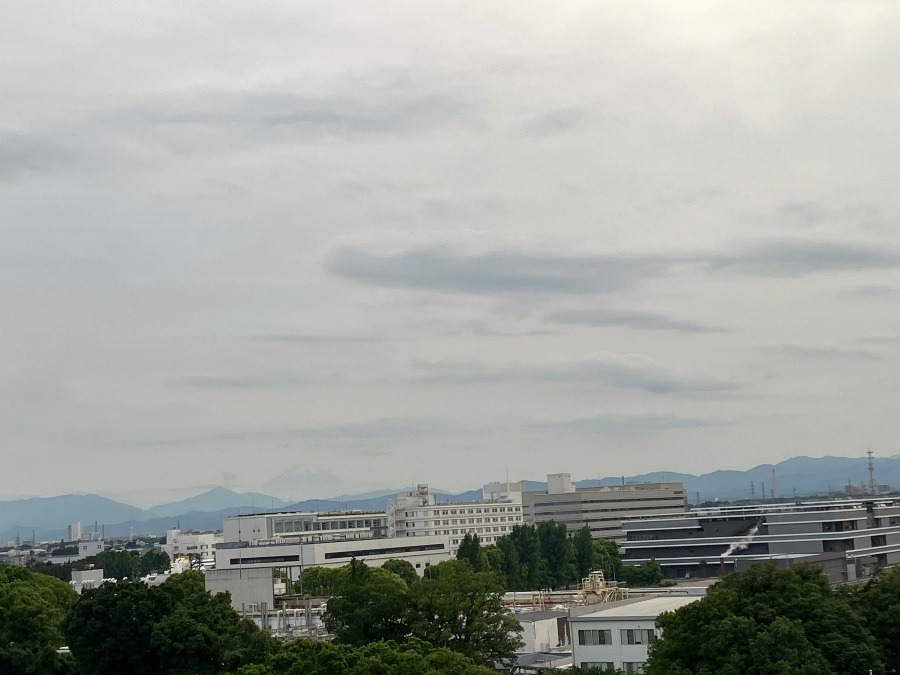 夕暮れの富士山