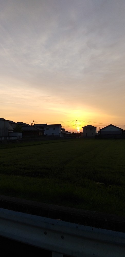 6/9　今朝の空