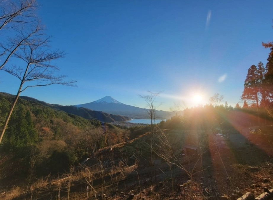 富士山と河口湖