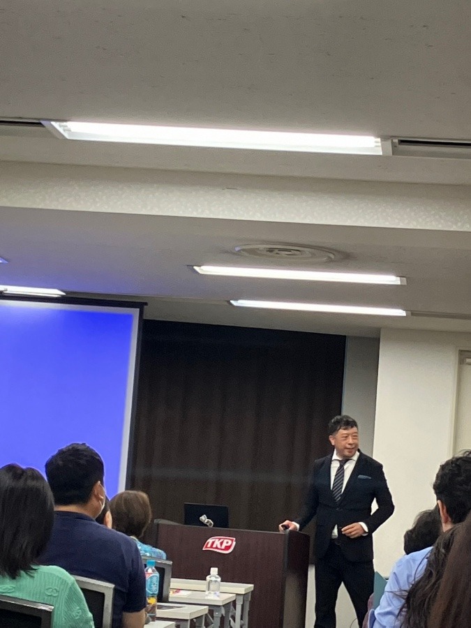 山之内辰二社長講演