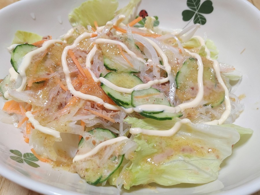 自家製❕春雨ツナサラダ🥗🍴😊