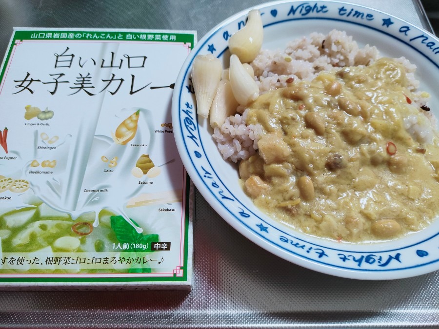 白い山口女子美カレー