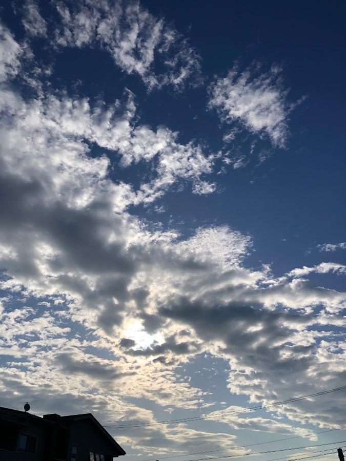 今朝の空