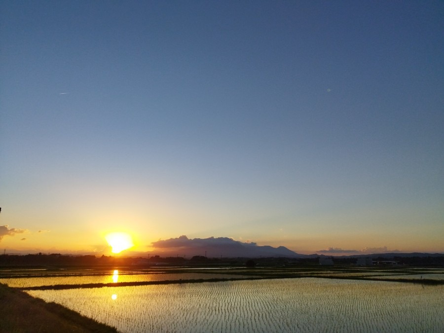 都城市（2022/6/29）夕日が綺麗です🤗 ⤴️